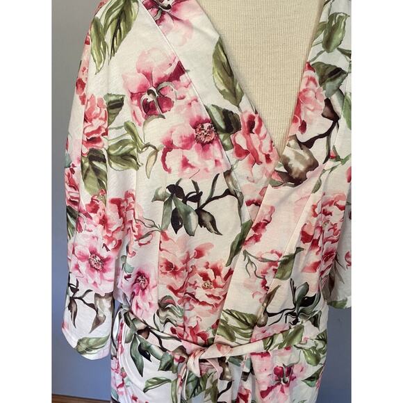 Show Me Your Mumu Brie Robe Garden of Bloom Floral Lightweight One Size Belted - Picture 9 of 12
